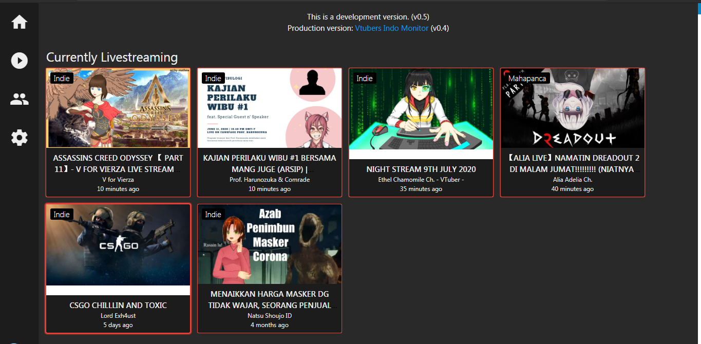 Homepage VIM